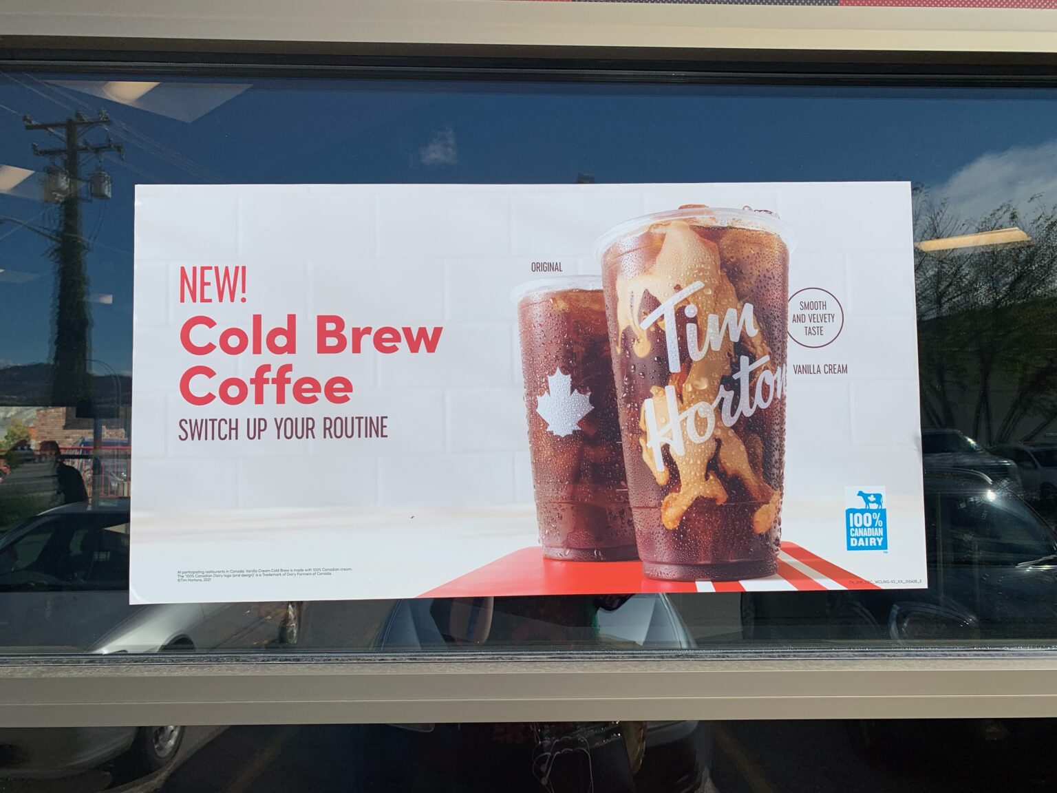 Tim Hortons’ New Cold Brew Coffee Advertisement CAISSIE